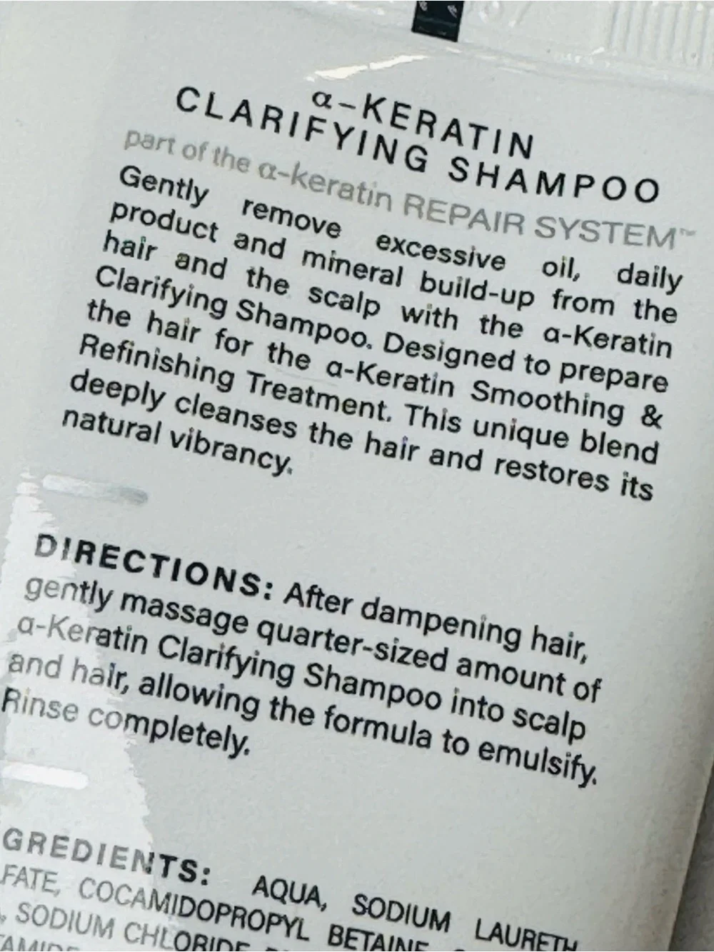 Peter Coppola α-Keratin Clarifying Shampoo – 3 fl oz (89 mL)